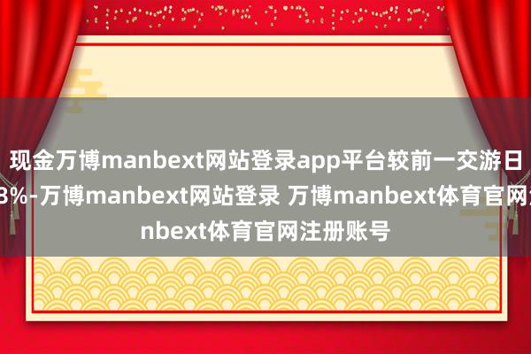 现金万博manbext网站登录app平台较前一交游日着落0.18%-万博manbext网站登录 万博manbext体育官网注册账号